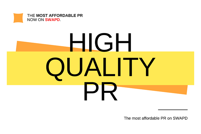 most affordable pr on swapd