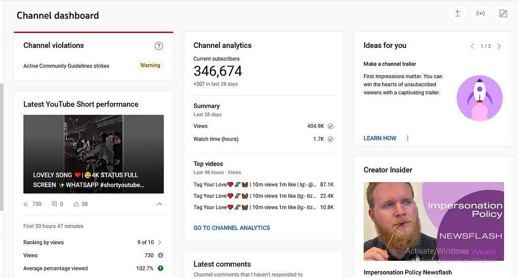 285k Subs  Account for Sale, Can be Verified on your Name - Buy &  Sell  Channels - SWAPD