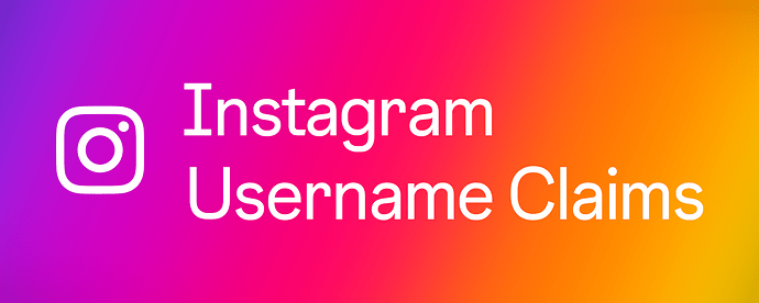 Instagram-Username-Claims