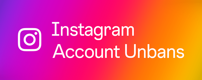 Instagram-Account-Unbans
