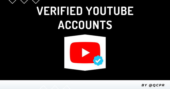 verified yt account
