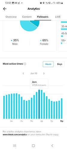 Followers Most Active Time