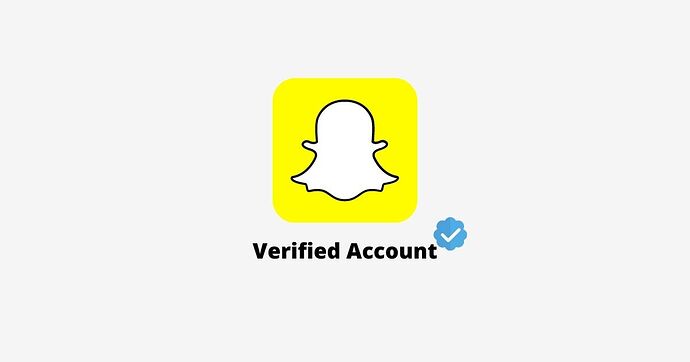 Verified snapchat account