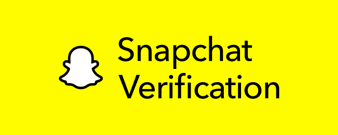 Snapchat-Verification