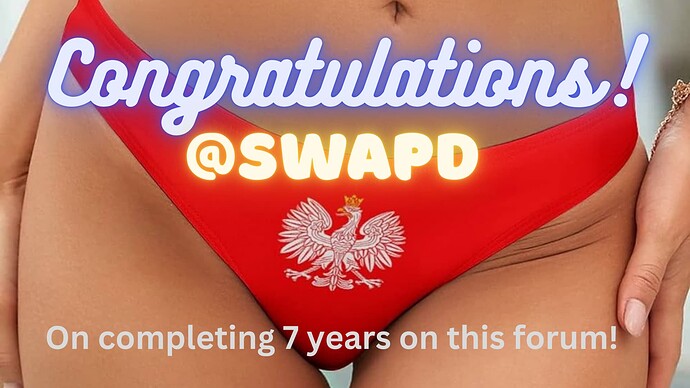 Congratulations! @swapd