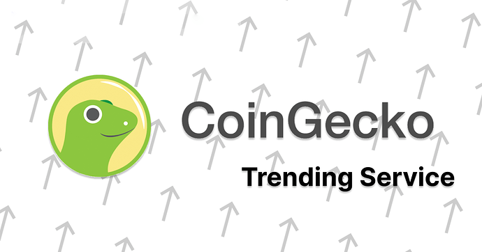 Buy CoinGecko Trending Service