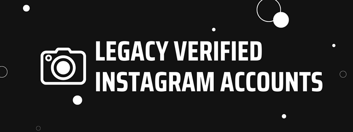 Instagram verified accounts