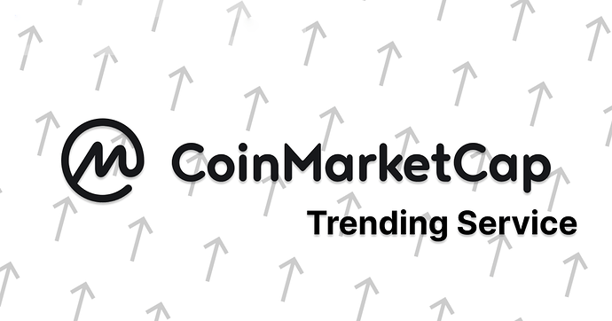 Buy CoinMarketCap Trending Service
