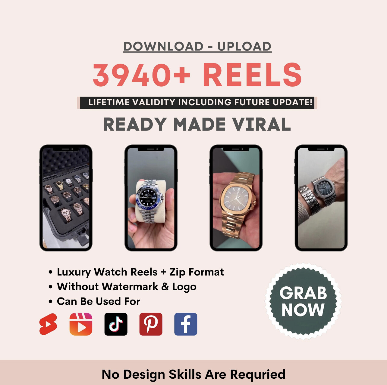 ✬ New: 3900+ Expensive Watches Reels Bundle, Mega Luxury Watches Reels  Collection, Grow Ur Insta/Tiktok Accounts using our content