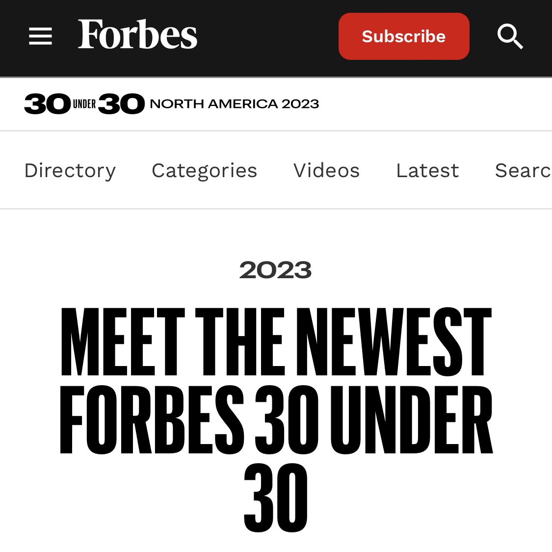 Category: Under 30 - Forbes Africa