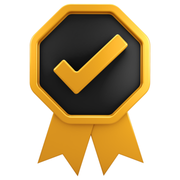 pngtree-3d-golden-checklist-with-emblem-png-image_6605859