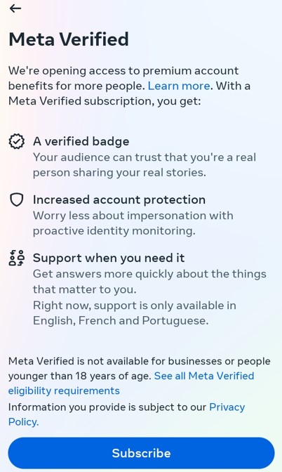 Instagram Meta Verified Eligible accounts for sale - Buy & Sell
